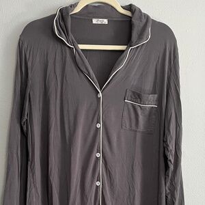 Joyaria Gray Pajama Set Women's Size L